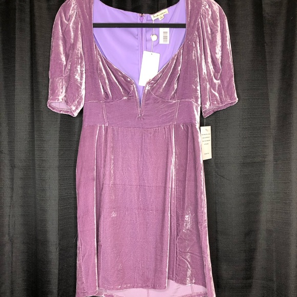 For Love & Lemons Viva Deep V Mini Dress - Picture 3 of 5